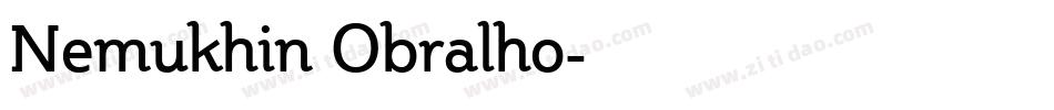 Nemukhin Obralho字体转换